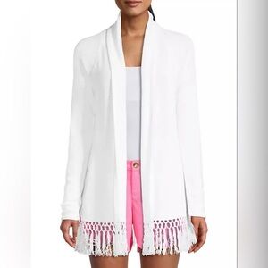 Lilly Pulitzer Tatum Sweater. Size Medium. White. EUC.